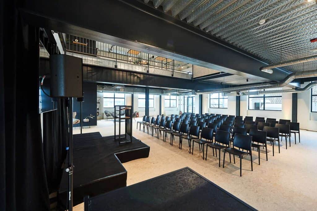 Chic industrialised venue for corporate events