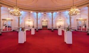 Majestic event room with a classy atmosphere in Amsterdam. Venue for conferences, product launches and private dining.