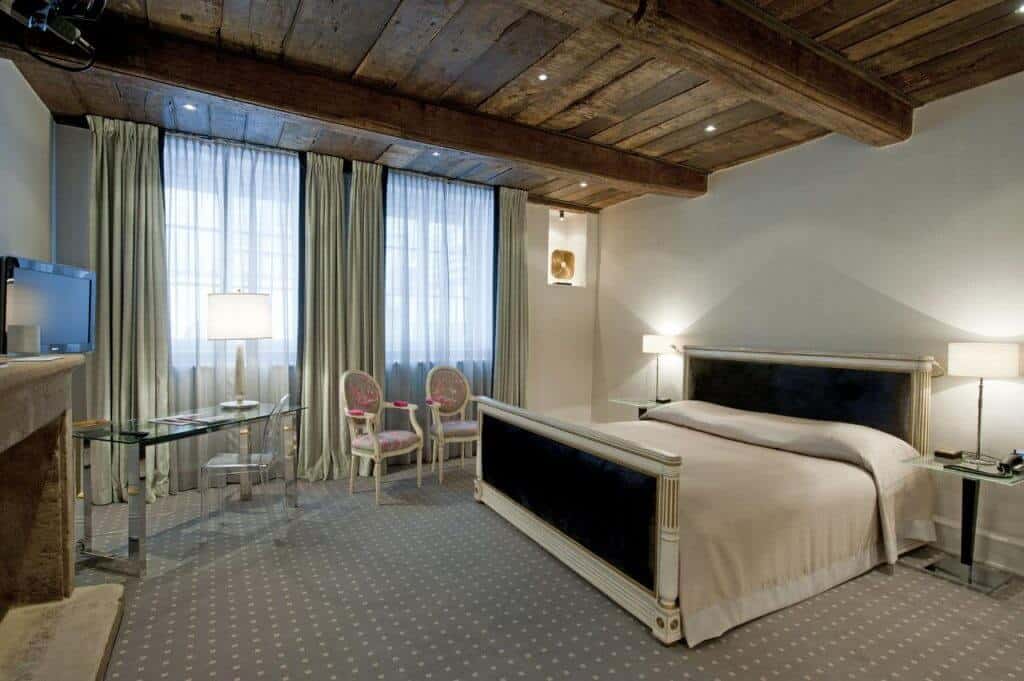 Lavish hotel rooms with a touch of rawness