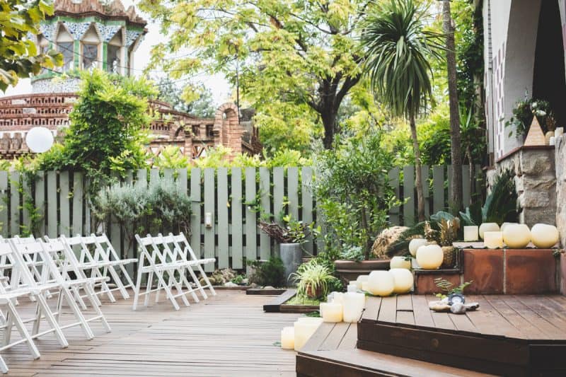 Charming garden for business events