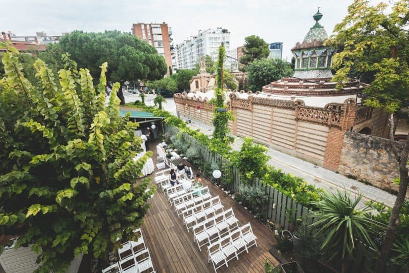 Charming garden for business events