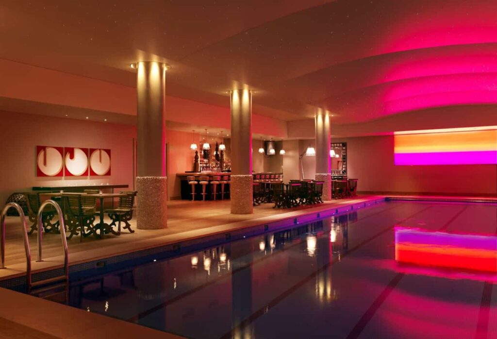 Stunning pool area for private business events