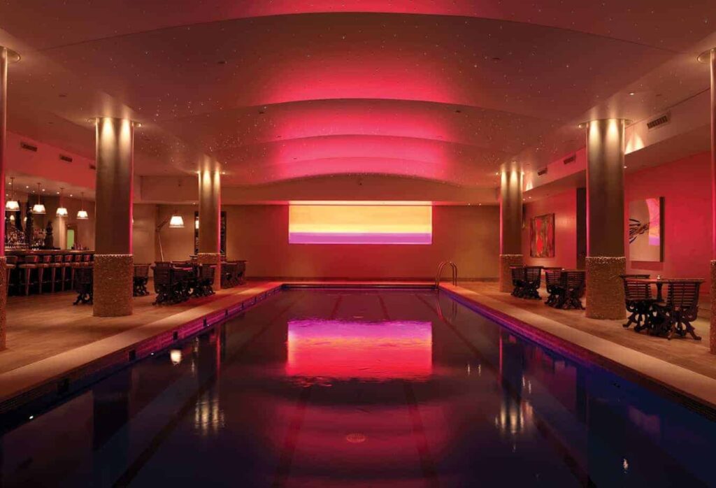 Stunning pool area for private business events