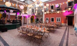 Colorful and authentic patio for unforgettable outdoor events