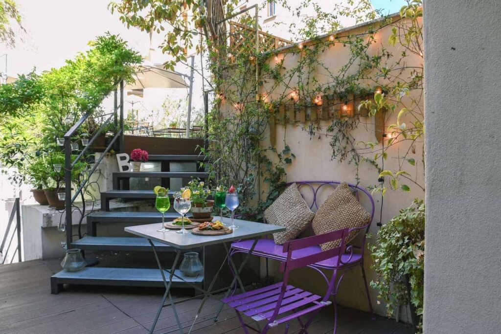 Cosy and charming outdoor terrace in Milan