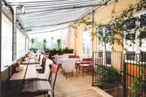 Hidden rooftop terrace for chic events
