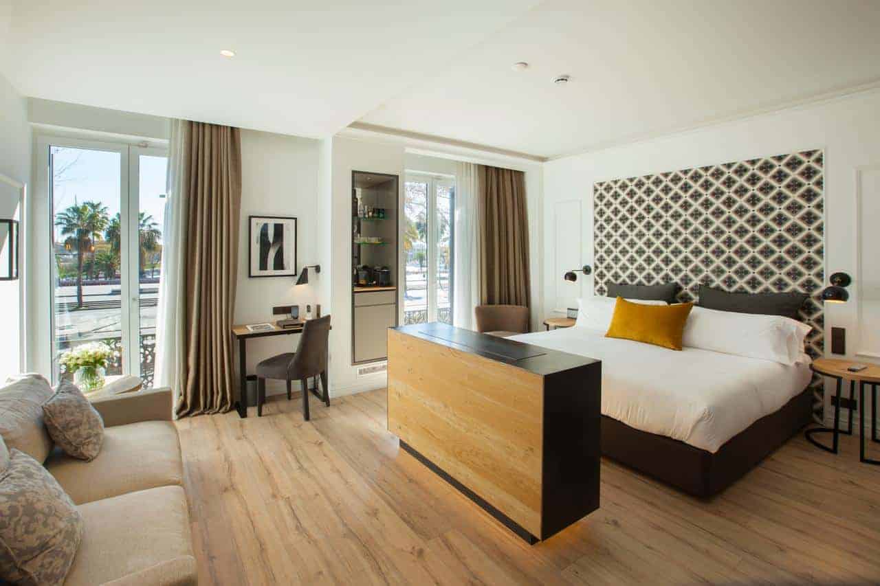Luxury hotel with chic and comfy rooms