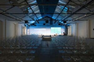 Victorian-style warehouse with a contemporary design in Shoreditch, London. Venue for exhibitions, conferences and receptions.