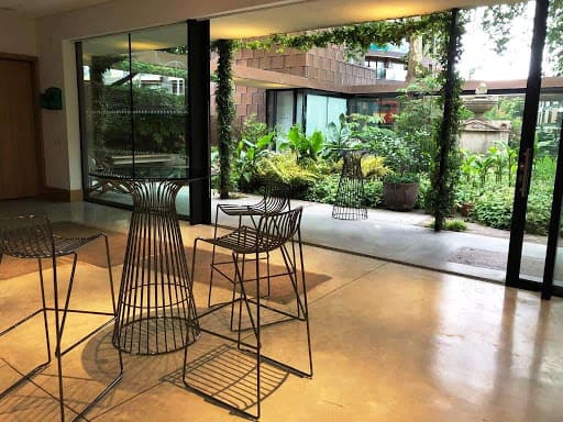 Exquisite Courtyard Space with Glass Front