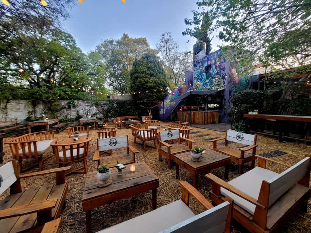 Versatile outdoor venue surrounded by nature