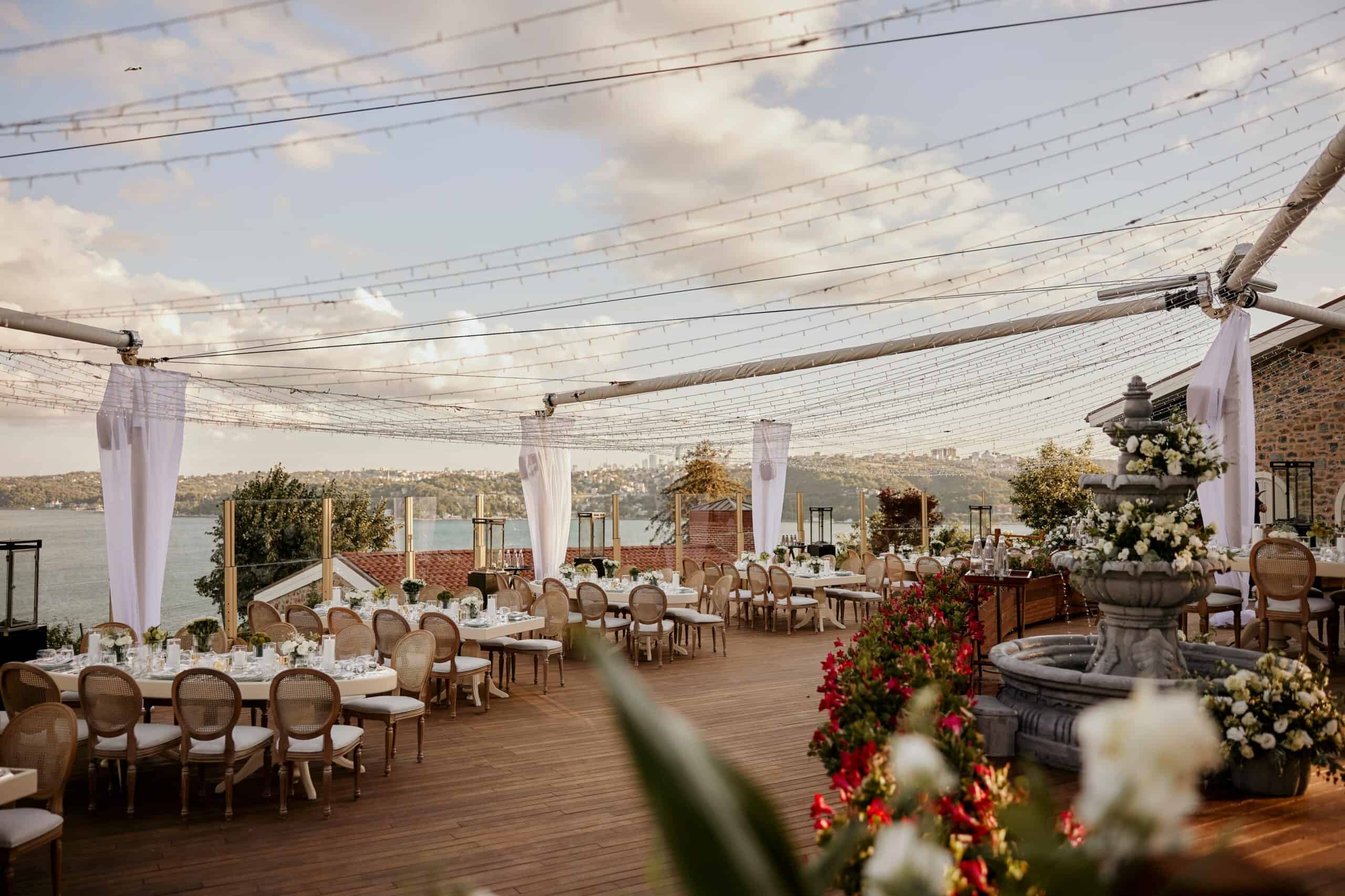 Picturesque outdoor venue with mindblowing views