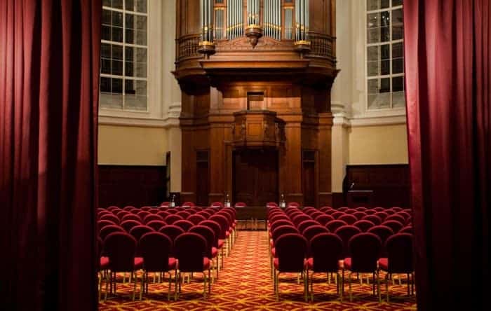 Exquisite 17th-century multipurpose event space in Amsterdam. Church with beautiful lighting and open space, ideal for a wide range of events